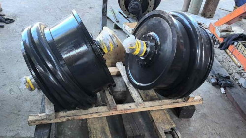 GRWT Delivers 4 Sets of NOELL RTG Wheel Rim 18.00-25 to Indonesian Port Terminal