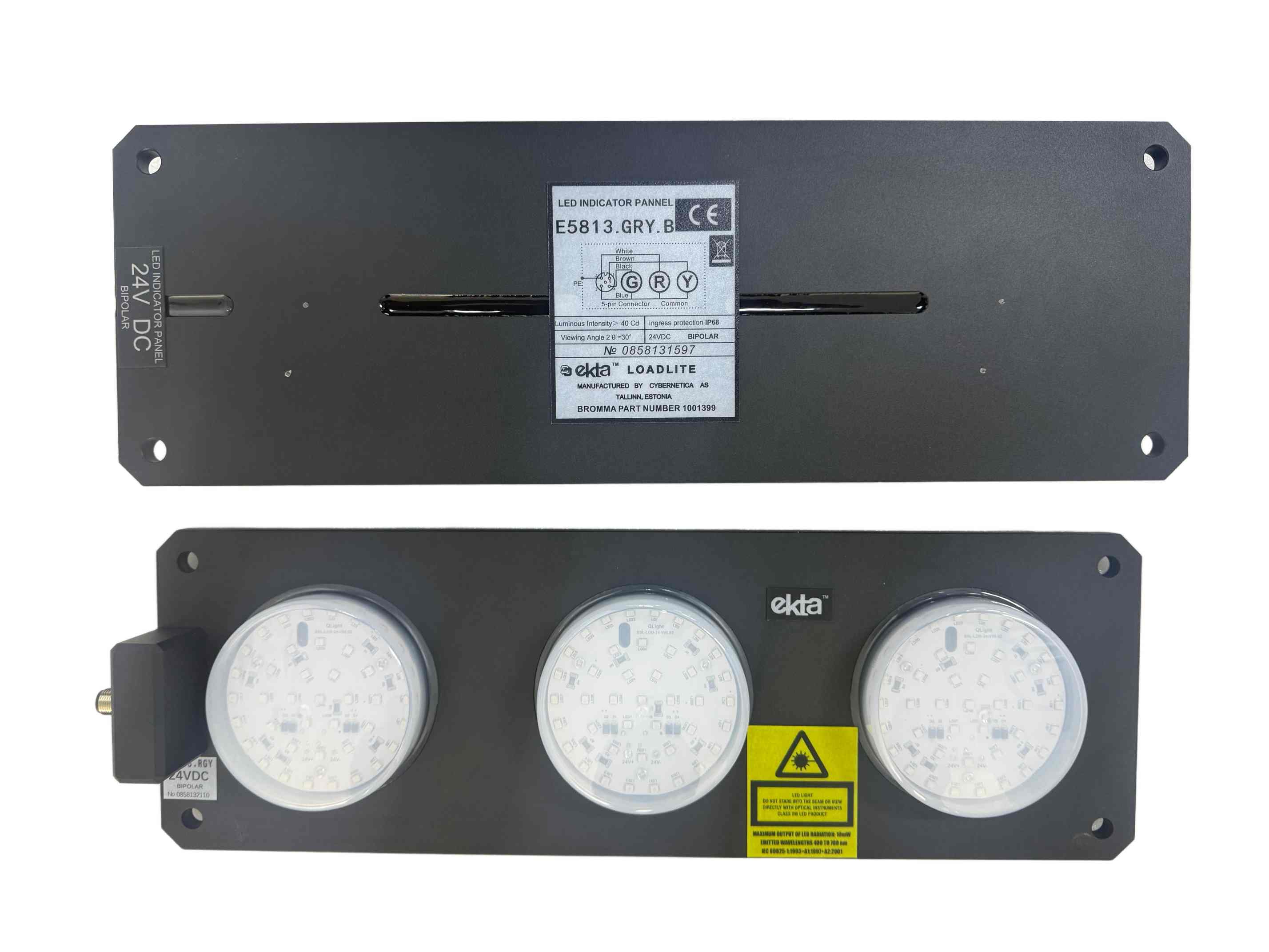 LED Indicator Light Type: BR1001399 / E5813.GRY.B